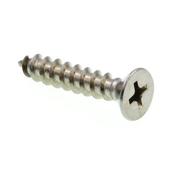 Prime-line sheet metal screw flat head driver #10 x 188 stainless steel 25-pack