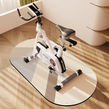 Evanovm's new spinning soundproof floor mat, treadmill, soundproofing and shock-absorbing mat, fitness-specific carpet, fanghua-bx oval -10420 60*120cm, environmentally friendly technology velvet, soundproof and easy to take care of