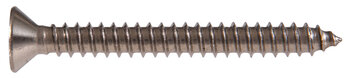 Hillman1529 25.4 x 2.5cm stainless steel flat slot a sheet metal screws 20 pack