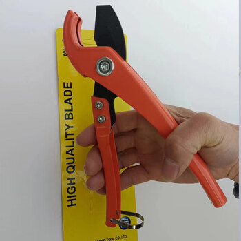 Ji litian customized plumber pipe scissors ppr line pipe water pipe scissors pvc plastic pipe quick shear pipe knife cutter 32 aluminum all red 32 scissors 1 pair