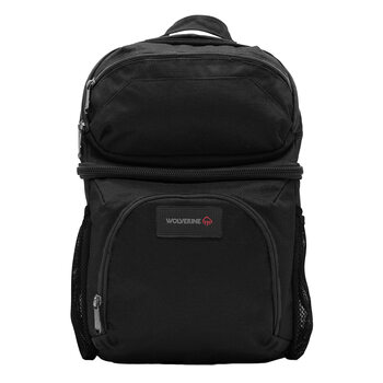 Wolverine 18-can double-compartment camping cool backpack, portable outdoor camping 20 liters