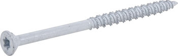 Power pro stainless steel white concrete screws star drive 100 pieces 4.8x82.6mm anti-corrosion