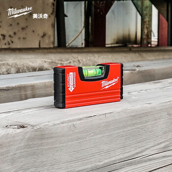 Milwaukee milwaukee milwaukee mini level portable high-precision aluminum alloy small bubble 4932459100 (10cm)