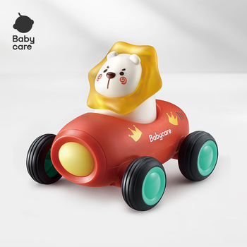 Babycare children's educational toy car car model inertia moped gift for boys and girls - wayne little lion