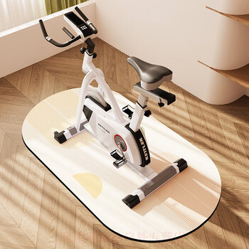 Evanovm's new spinning soundproof floor mat, treadmill, soundproofing and shock-absorbing mat, fitness-specific carpet, shijing-hx oval -10424 60*120cm, environmentally friendly technology velvet, soundproof and easy to take care of
