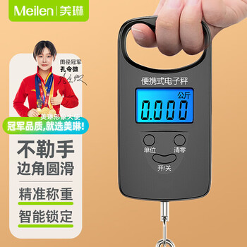 Meilen portable scale electronic scale portable high-precision weighing portable dish weighing mini crane scale spring luggage express scale
