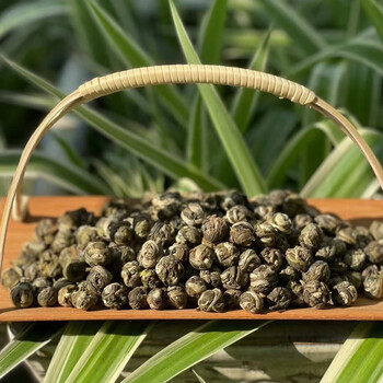 Muwang jasmine tea jasmine dragon ball strong fragrance 250g/can 250g/can