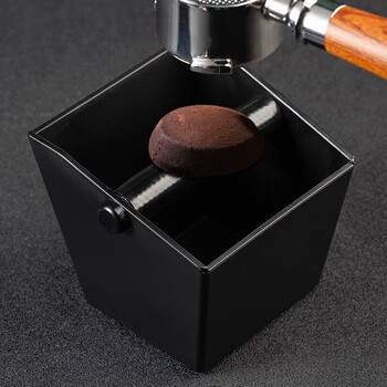 Yijuke square mini coffee grounds bucket household coffee machine grounds bucket knocking grounds bucket bar waste residue waste powder residue powder box