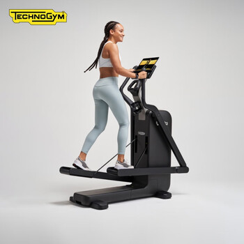 Technogym foldable elliptical fitness equipment elliptical black