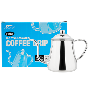 Lu xiao and his friends takahiro japanese imported coffee hand-pour pot haruka shizuku stainless steel thin mouth open flame heating ceramic stove blue bottle regular mouth 900ml