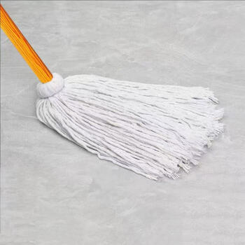 Ttv wooden mop round head white 10 sets/piece