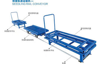 Kezhitu seedling vegetable orchard greenhouse rail car electric four-wheel mountain transport vehicle all-terrain remote control flat seedling delivery vehicle seedling transport vehicle 1 set (6-piece set) does not include batteries