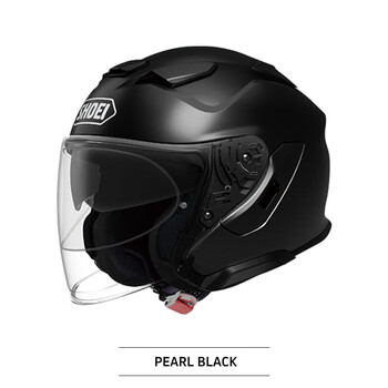 Shoei japan imported shoei j-cruiseii motorcycle men's and women's all-season helmets dual-lens three-quarter helmet j-cruise-3-bright black l