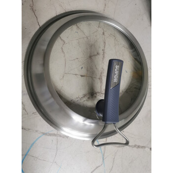 Supor universal visible tempered glass pot lid with standing lid arch lid 24 26 28 30 32cm wok frying cc32jg3 pot lid, 32cm, first generation and second generation