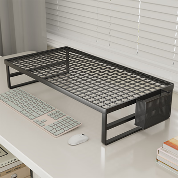 Zhizhi yifan laptop grill radiator computer stand monitor increased base dormitory desktop game book stand black small reinforced carbon steel reinforcement