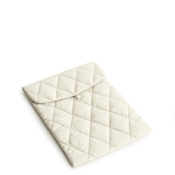 Vera bradley 38cm women's laptop sleeve lightweight nylon material solid color style pumice stone 15