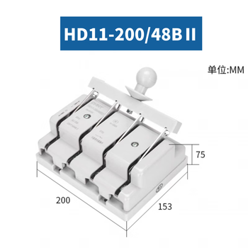 Chnt chint 100a switch 38-blade switch 3-phase 4-wire three-phase 48 four-blade switch hd11200a 3 200a4p 3-phase 4-wire/single throw