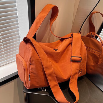 Tono morito travel bag women's wet and dry separation swimming fitness bag business trip portable luggage bag storage bag short-distance travel messenger bag orange