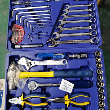 Renault brand 48-piece hardware tool box repair tool set electrician decoration storage box car multi-functional household