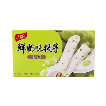 Meifeng fresh milk and raisin ice cream 70g*6