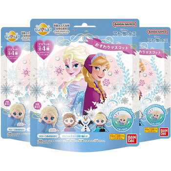 Bandai bandai bath ball 3 elsa princess anna snow baby ice and snow bath ball children's toy bath salt baby infant cartoon blind box natural plant imported from japan