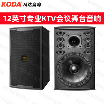 Keda conference room ktv stage audio speaker professional small and medium-sized conference wall-mounted speaker bluetooth amplifier wireless microphone set teaching training dance shop 12-inch professional audio pair (happy no. 1)