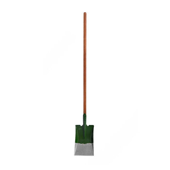 Mrs. zhuang commercial manganese steel digging shovel gardening shovel green and white bladed japanese shovel + 1.2m locust wood handle