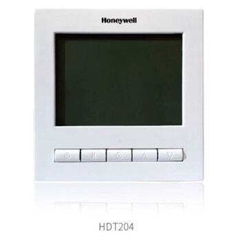 Honeywell floor heating thermostat hdt204 large lcd time period programming water heating universal thermostat universal type