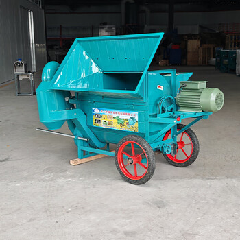 Wen yijia double drum rapeseed threshing machine multifunctional household small soybean sorghum rice wheat rapeseed threshing machine double drum threshing machine single machine + 3kw motor