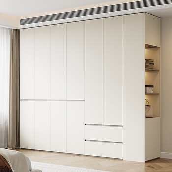 Customized segmented enf-grade aviation plate aluminum alloy wardrobe for home bedrooms to the ceiling modern simple storage wardrobe. size, color, style and materials can be customized.