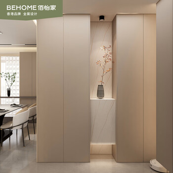 Baiyijia whole house customized modern simple bedroom wardrobe guest dining room cabinet whole house package