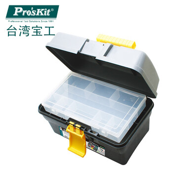 Baogong (pro skit) tool box storage box hardware large industrial grade household portable multi-functional internal repair electrician box sb-2918