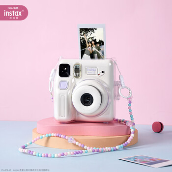 Instax fuji instax instant camera minise (mini7+ upgraded model) white