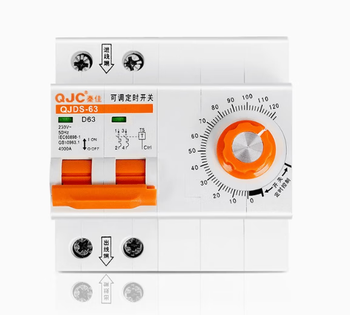 Oubo 220v high-power adjustable timing switch motor water pump steaming rice cabinet controller automatic power-off timing mechanical timing model 120 minutes