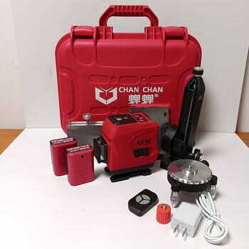 Chanchan infrared level meter green light 12 lines high-precision fully automatic leveling instrument with adjustable thickness and strong light chanchan flash tdy-512 (12 lines)