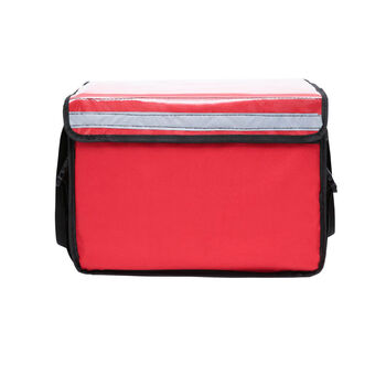 Meituan takeout special box insulated box 30 liter box meal delivery package fast food work box small car box waterproof and thickened 30 liter red inner bracket + portable + pad + shoulder strap + car rack