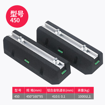 Suitable for air-conditioning outdoor unit shock-absorbing pad central air-conditioning anti-vibration pad floor stand noise reduction rubber pad french big foot base sd length 450*width 160*height 95 (environmentally friendly rubber) with level