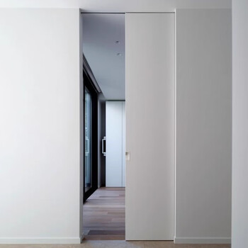 Ghost door sliding door folding invisible door bedroom door pocket door sliding door solid wood partition door trackless sliding door pocket door display first square meter/sq.