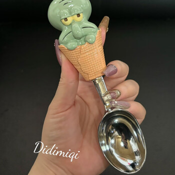 Vinoa cute spoon rice spoon odd octopus spoon crab claw ice cream spoon melon spoon dessert spoon octopus spoon