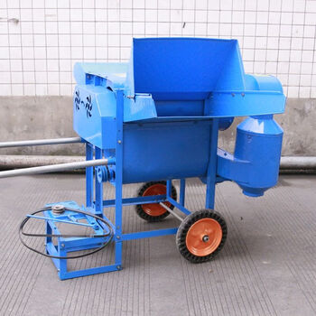 Wen yijia mobile rapeseed cassia seed threshing machine multi-functional wheat, rice, sorghum, soybean and millet threshing machine, double roller without power