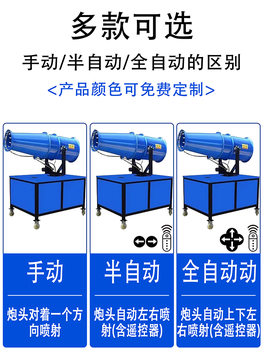 Wen yijia construction site dust removal fog cannon machine spray dust reduction equipment fully automatic small atomizer industrial environmental protection cannon mist spray source manufacturer customized sf express