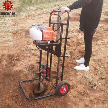 Yusenyi portable digging machine, ground drilling, tree planting, hole drilling machine, orchard fertilization, piling and digging, one-wheel host + 300mm drill bit