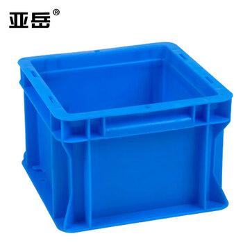 Yayue european standard eu plastic turnover box blue thickened logistics box auto parts box 200*200*147mm