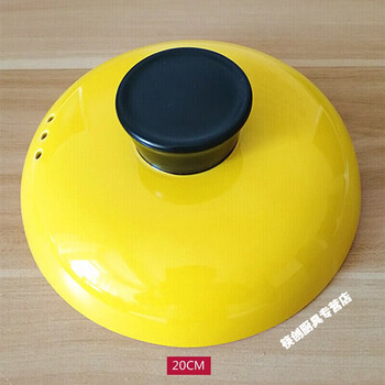 All use colored casserole lid accessories, ceramic casserole lids, yellow colored lids, soup pot stew pot lids, soup pot lids