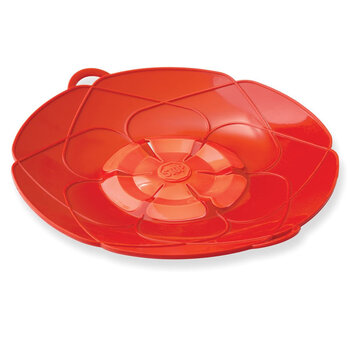 Swiss kuhn rikon silicone anti-spill lid 28cm, anti-spill and anti-splash, high temperature resistant to 400 degrees, microwave safe