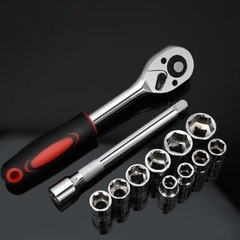 Vinoa 12-piece ratchet wrench set labor-saving quick car repair socket tool car motorcycle ratchet socket wrench 8+3+1 auto repair tool set xiaofei 4-13mm