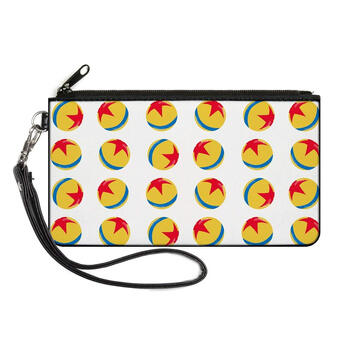 Buckle-downbuckledown disney wallet zip clutch disney pixar luxo ball 8 x 5