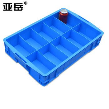 Yayue thickened compartment box multi-compartment box classification box car special repair box screw box tool parts storage box 590*380*110mm/ten grids