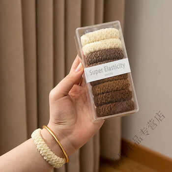 Bracelet protective cover, dust cover, gold bracelet, anti-knock artifact, jade bracelet, anti-scratch, anti-scratch, damage-resistant jewelry film for jewelry, milk coffee color texture model - 8 pieces (boxed)