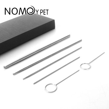 Oluoxun customized stainless steel metal reptile snake male and female gender probe pet snake special gender detector identification needle detector identification needle